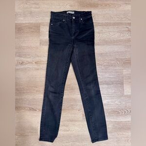 Madewell Black High Riser Skinny Jean size 25